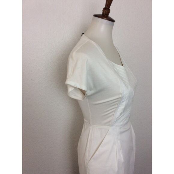 BCBGMAXAZRIA Dress Sheath Bodycon Pleated Doree Stretch - Picture 5 of 11